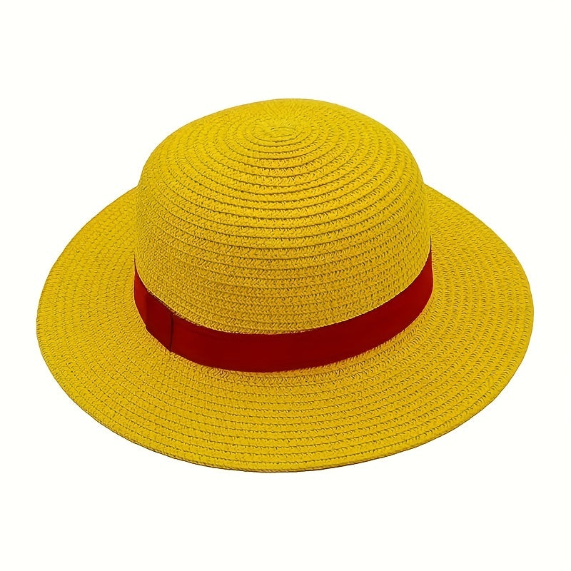 Anime Cosplay Straw Sunhat Dress Up Accessories for Men and Women
