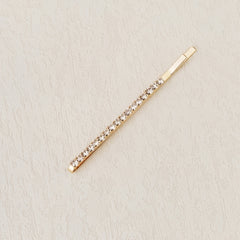 6pcs Golden Rhinestone Hairpin Wedding Hair Clip