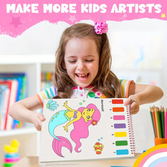 Magic Water Coloring Book Princess Theme