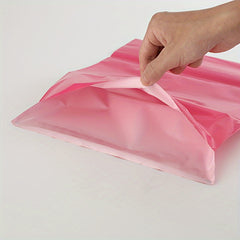100pcs Rose Pink Express Bag Waterproof Clothing Packaging Bag