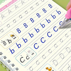 Kids Reusable Handwriting Practice Set with Visual Word Groove