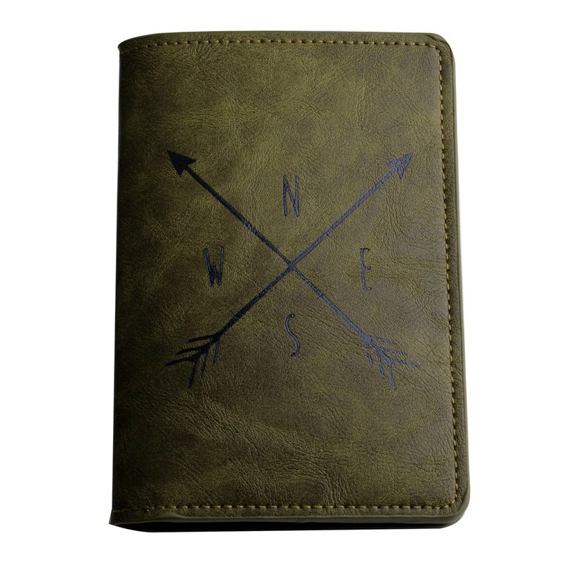 Men's Multifunctional PU Passport Bag Driver's Leather Case Holder