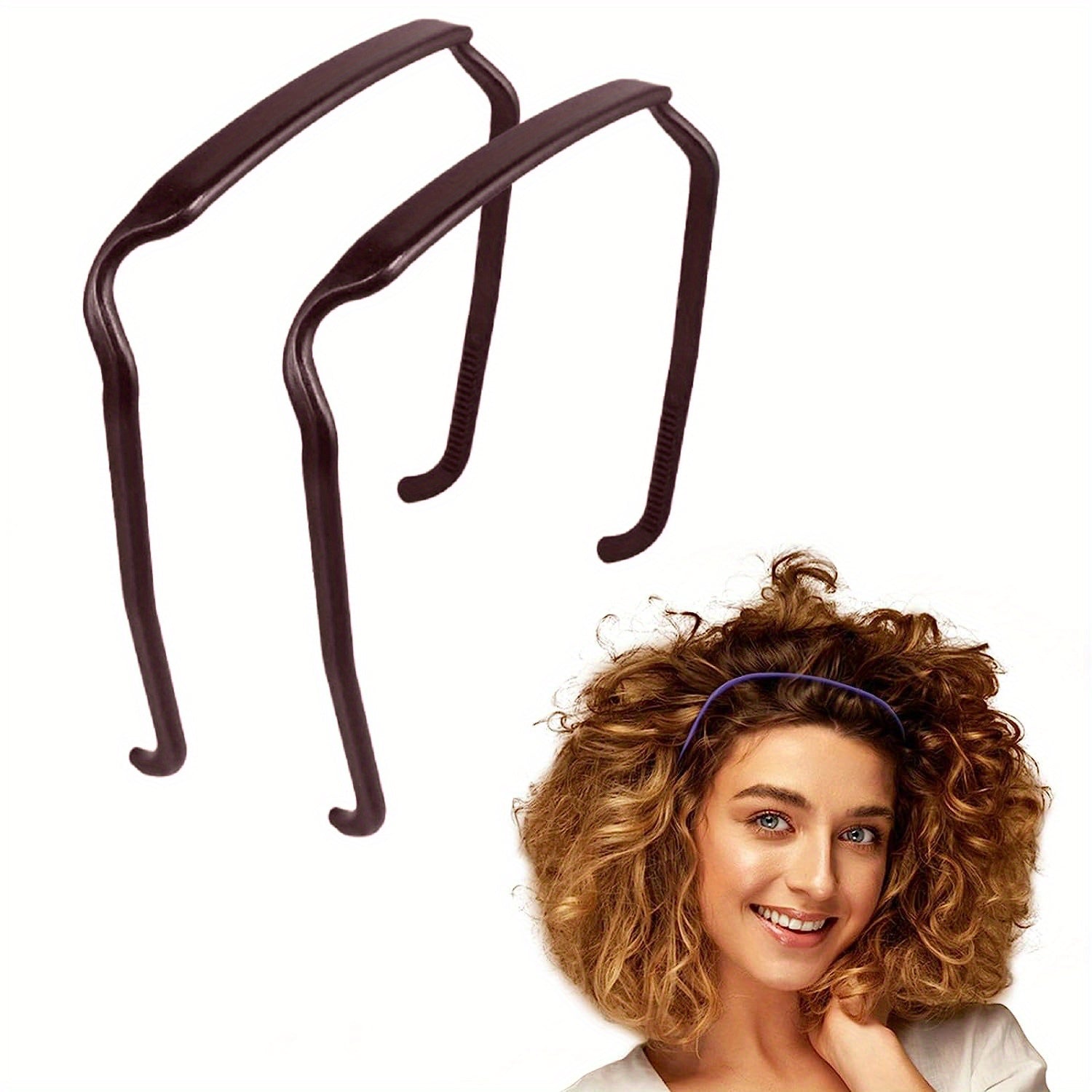Curly Thick Hair Headband Invisible Hair Hoop Fixing Tool