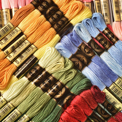 482 Colors 8m Double Standard Polyester Cross Stitch Embroidery Thread