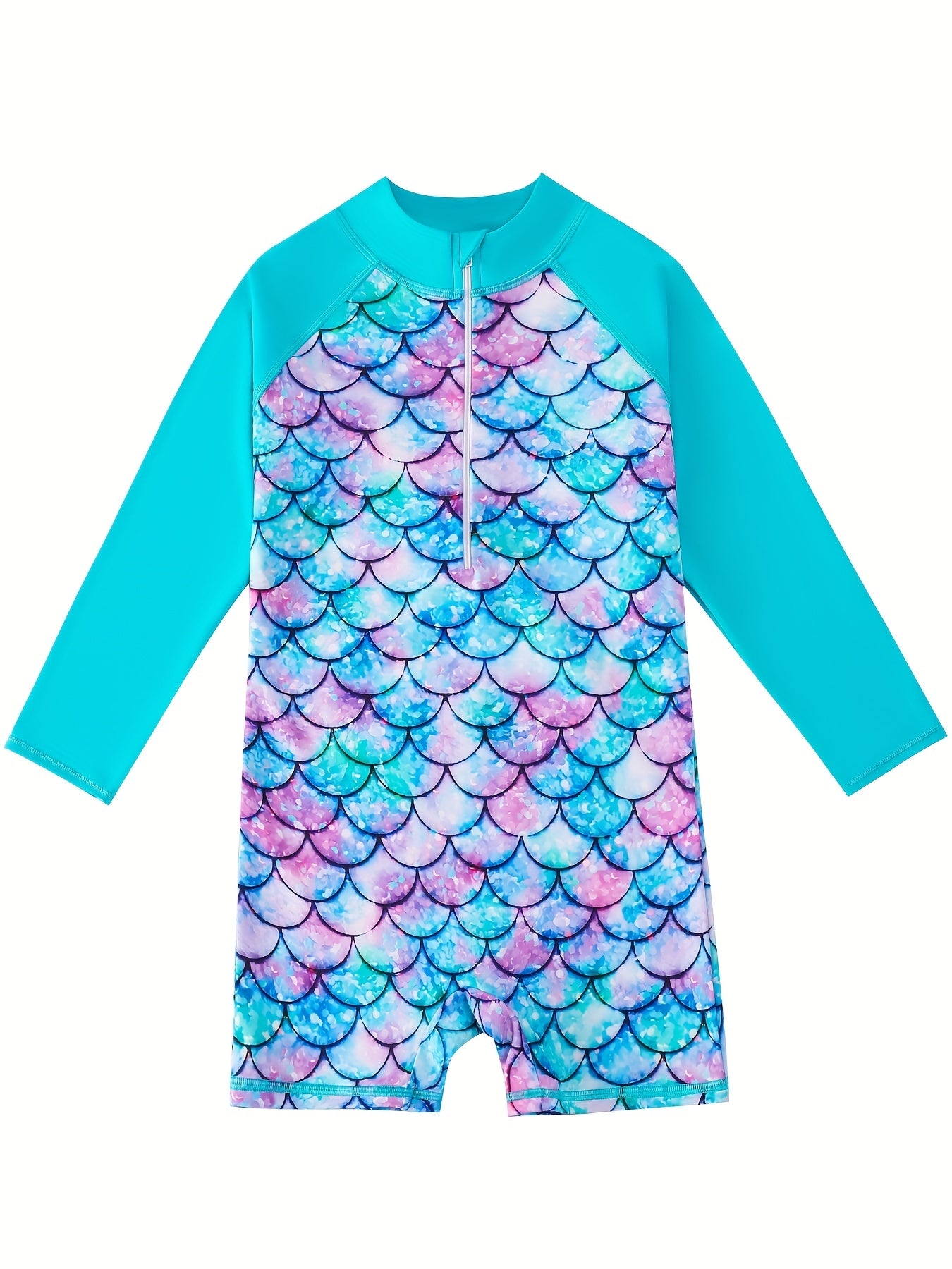 Adorable Girls Mermaid Swimsuit for Pool Fun