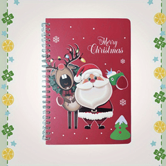 1pc Christmas Cartoon Coil Book A5 Notebook Students Prizes