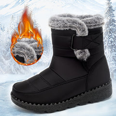 Women's Winter Fleece Snow Boots Fur Lined Warm Ankle Boots
