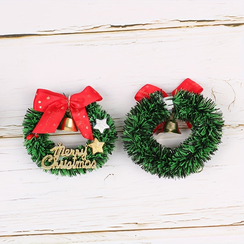 Dollhouse Christmas Garland Wreath Model for Doll House Decor
