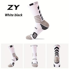 Kids Basketball Sports Socks, Sweat Absorbent, Breathable Long Socks
