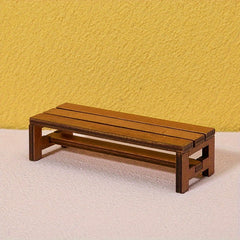 Dollhouse Retro Wooden Furniture Table Screen Ornaments