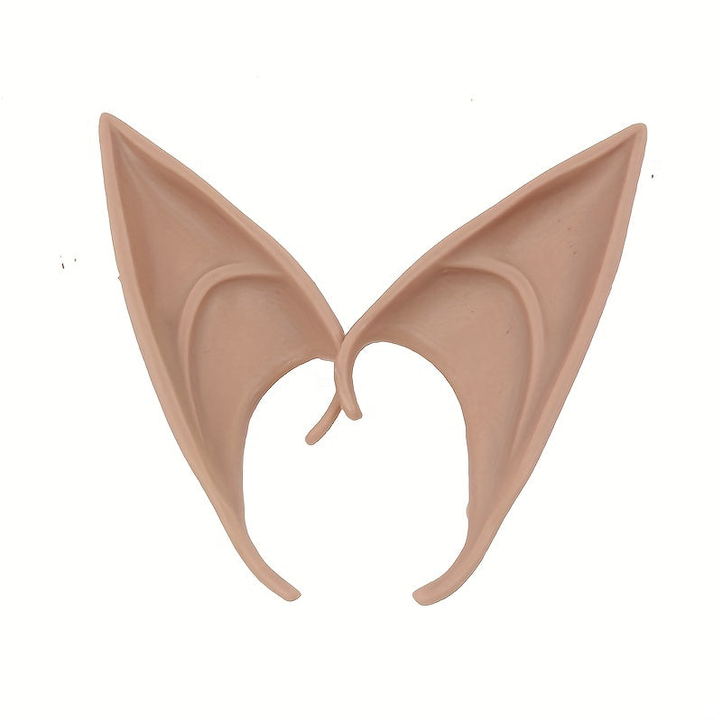 Pair of Long Short Fairy Ears Latex Cosplay Props Costume