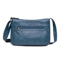 Women's Small Shoulder Bag Soft Cross-body Square Bag