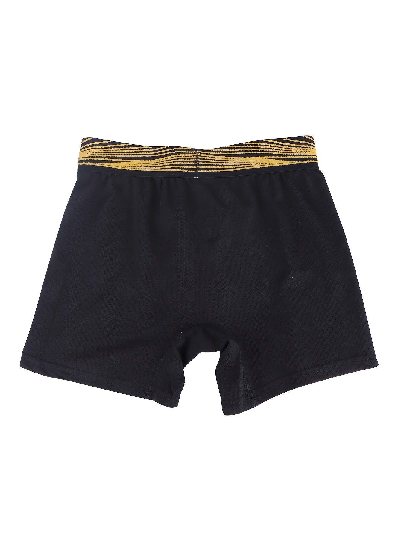 5pcs Boys Teen Casual Letter Print Boxer Briefs Underwear