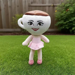 Ballerina Cappuccina Plush Toy with Pink Dress