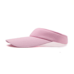 Solid Visors Hat Outdoor Sunscreen Hats Adjustable Summer Sun Cap