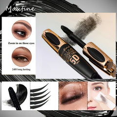 MAXFINE 5D Silk Fiber Big Eye Lash Mascara