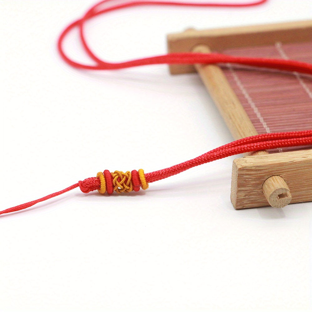 Braided Pendant Rope Necklace