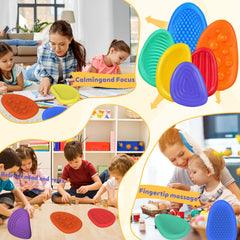 6pcs Children's Sensory Stone Box Set for Emotional Soothing