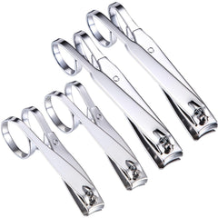 360 Rotating Nail Clipper Set Stainless Steel Edge for Perfect Nails