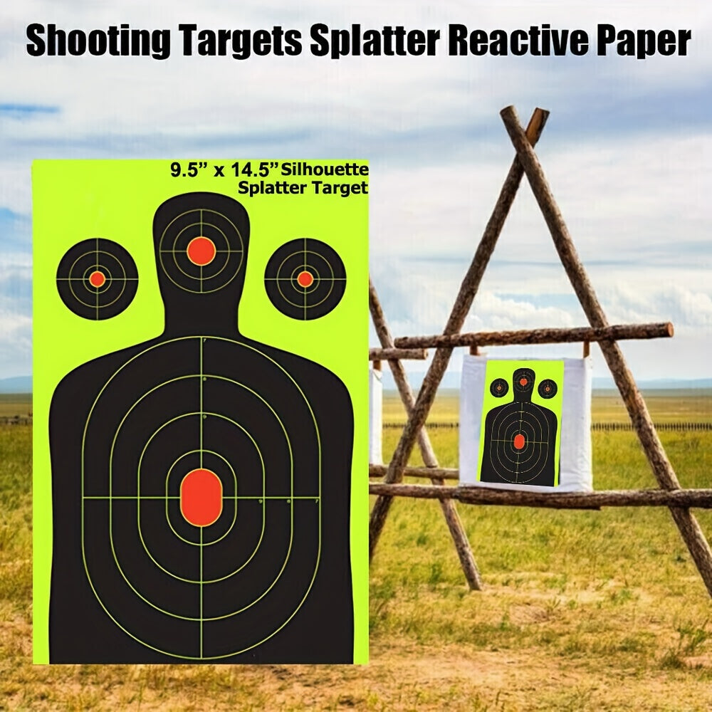 20pcs Reactive Splatter Targets Fluorescent 24 X 36 Self-adhesive