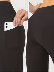 High Waisted Bootcut Leggings With Pockets Flared Yoga Pants Activewear