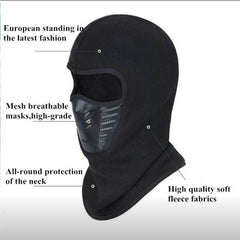Windproof Ski Full Face Mask Balaclava Hood for Cold Weather