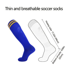 Unisex Thin Football Socks One Size 6-10