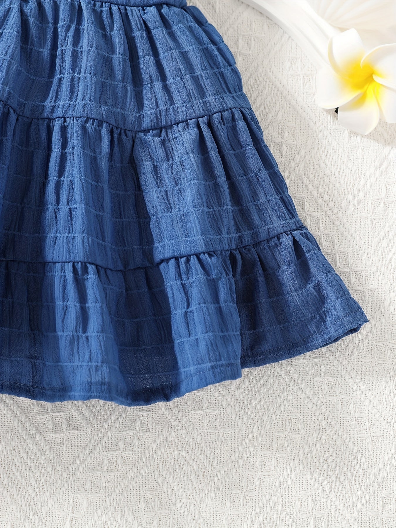 Baby Girl's Flutter Sleeve Layered Cami Dress