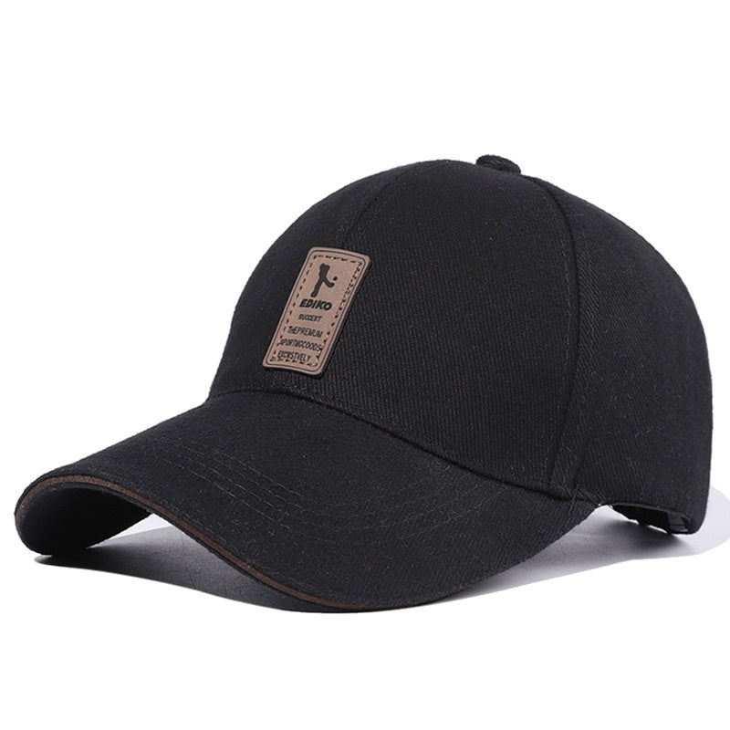 Men's Brushed Twill Hat Sunshade Sunscreen Baseball Cap