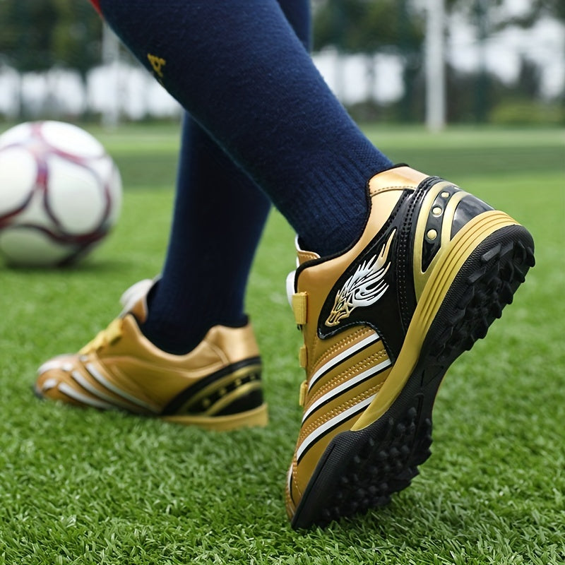 Kids Turf Soccer Shoes Athletic Shock Absorption Non slip Sneakers