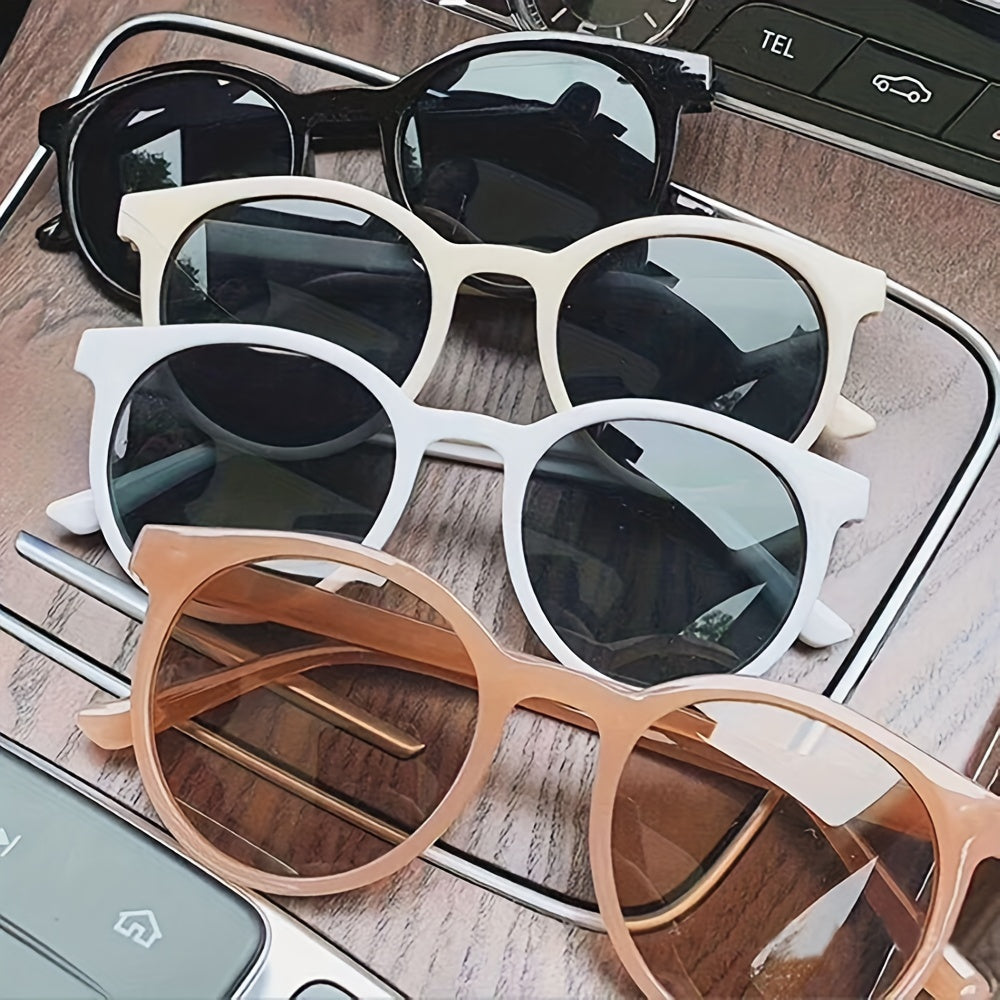 Retro Round Sunglasses Women Classic Vintage Driving Sun Glasses