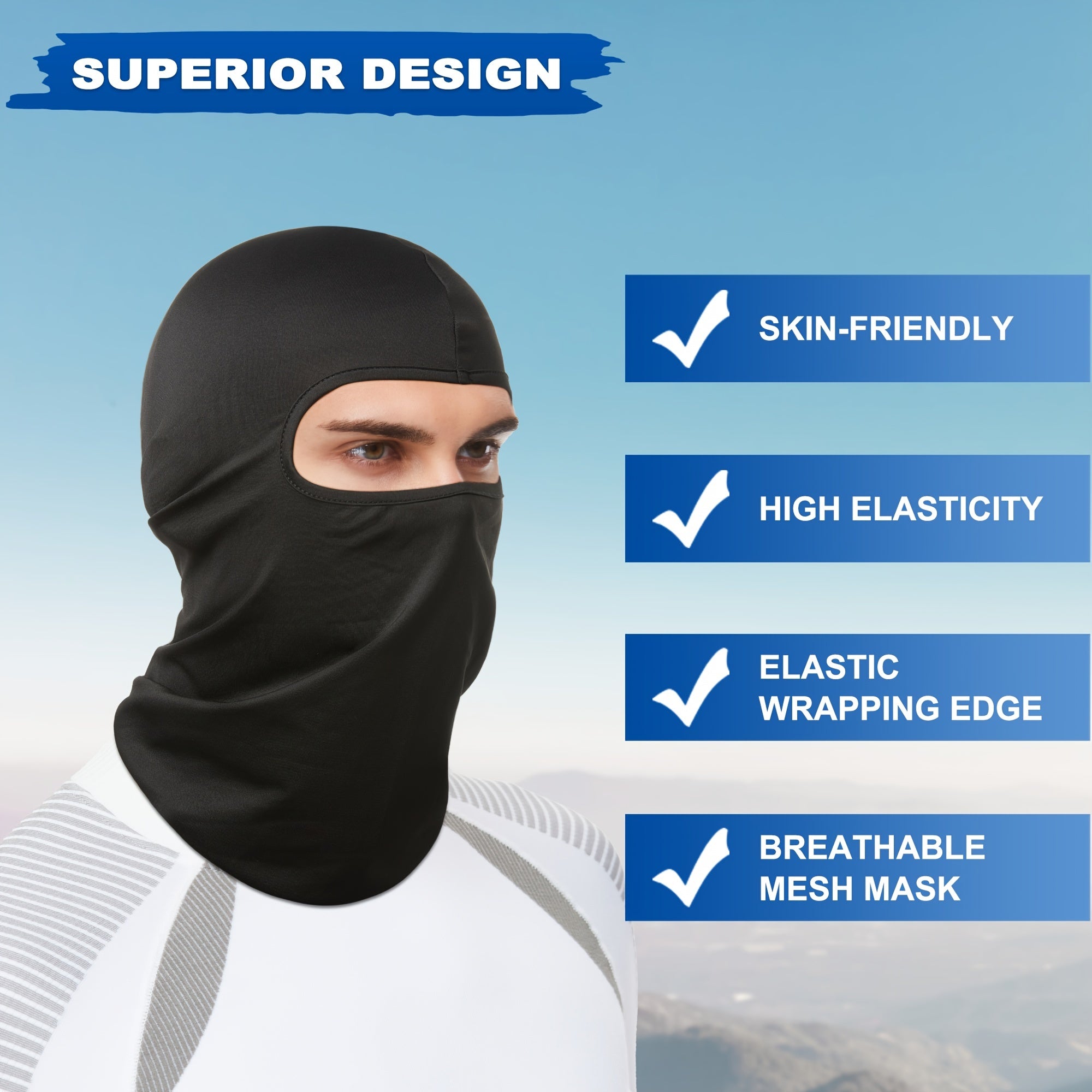 Men's Balaclava Face Mask for Winter Sports