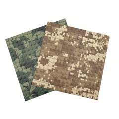 Military Camouflage Base Plate Building Block Toy for Kids