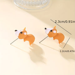 Funny Animal Stud Earrings for Girls