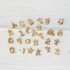 DIY Initial Letter Charms Jewelry Making Kit