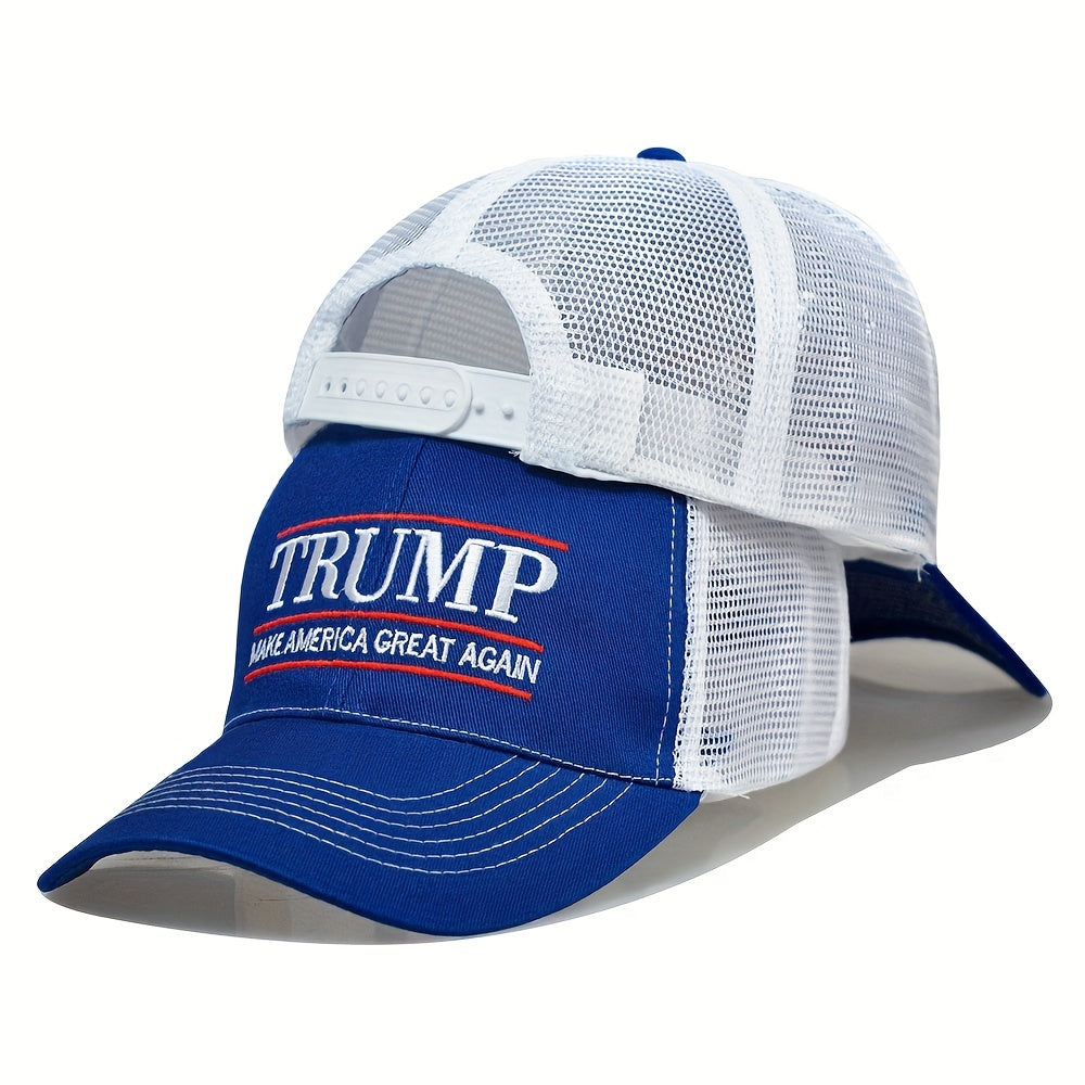 Letter Embroidery Mesh Trucker Hat Baseball Cap
