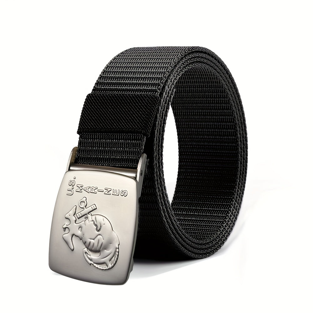 Men's Tactical Nylon Belt Auto Buckle Quick Dry Military Style Belt