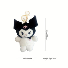 Devil Plush Keychain Stuffed Cartoon Doll Kids Bag Pendant Halloween Decor