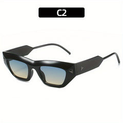 Men's Cat Eye Rivet Sunglasses