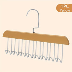 8-Hook Hanger Rotating Retro Hanging Vest Organizer