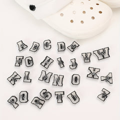 26 Letters Shoe Charm Clog Shoe Charm Animation Shoe Accessories