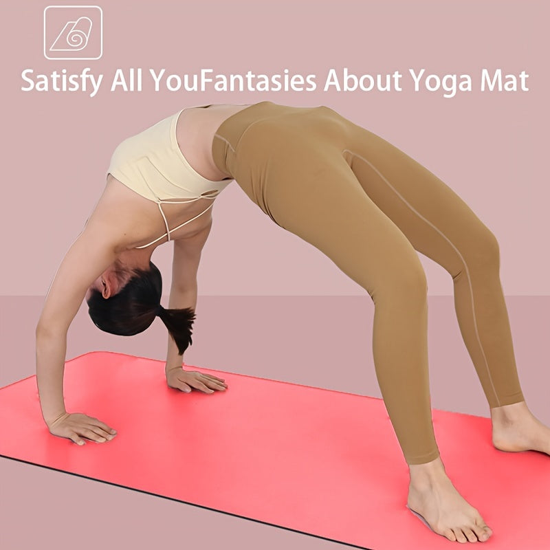 1pc Non-slip Yoga Mat Double side Fitness Mat Yoga Workout Equipment