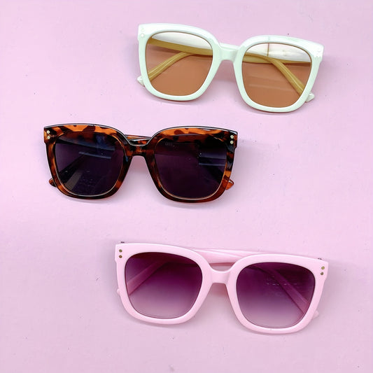 Girl's Large Frame UV Resistant Sunglasses