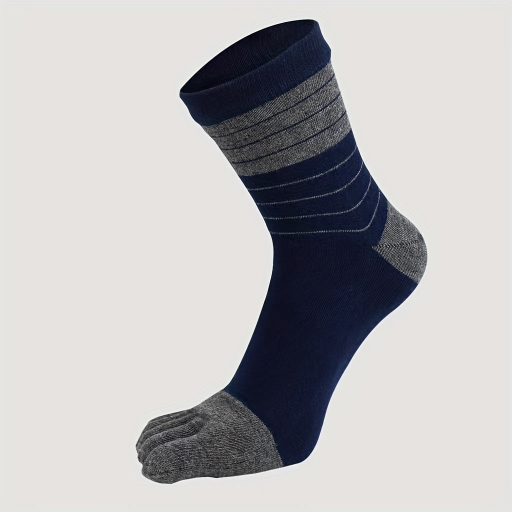 5-Toe Cotton Leisure Sports Socks Unisex 1 Pair