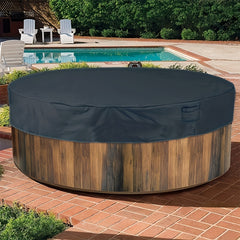 Balcony Round Hot Tub Cover Cap Waterproof