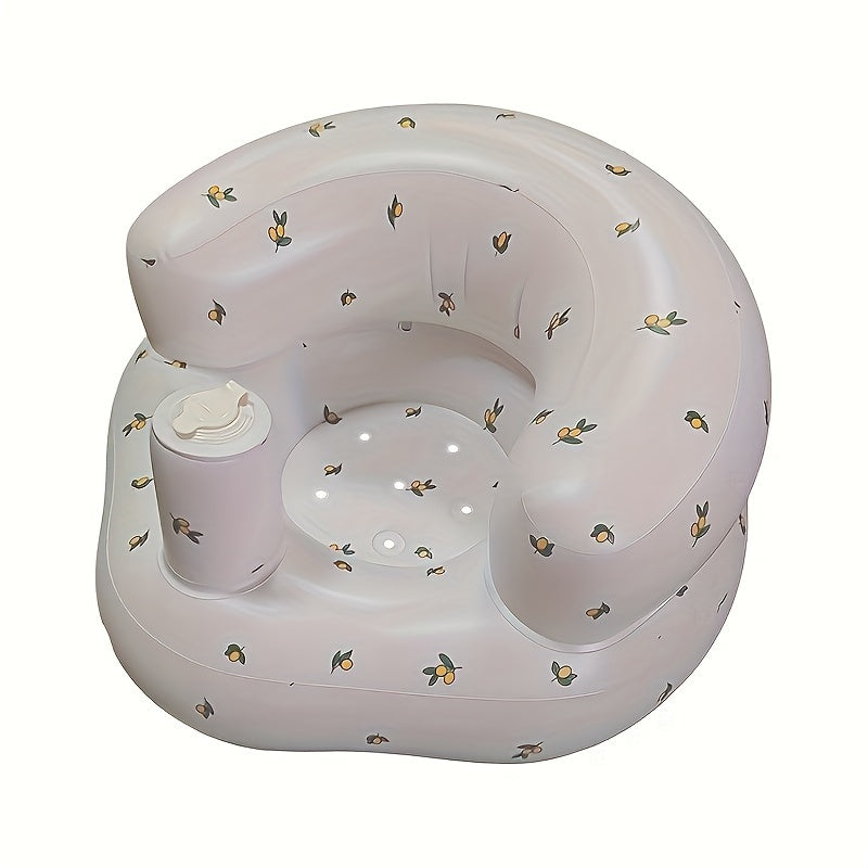 Portable Kids Bath Seat Anti Slip Inflatable Sofa for Safety
