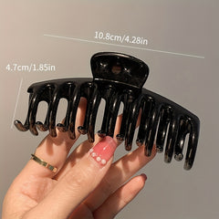 Large Solid Hair Claw for Thick Hair Women Girls