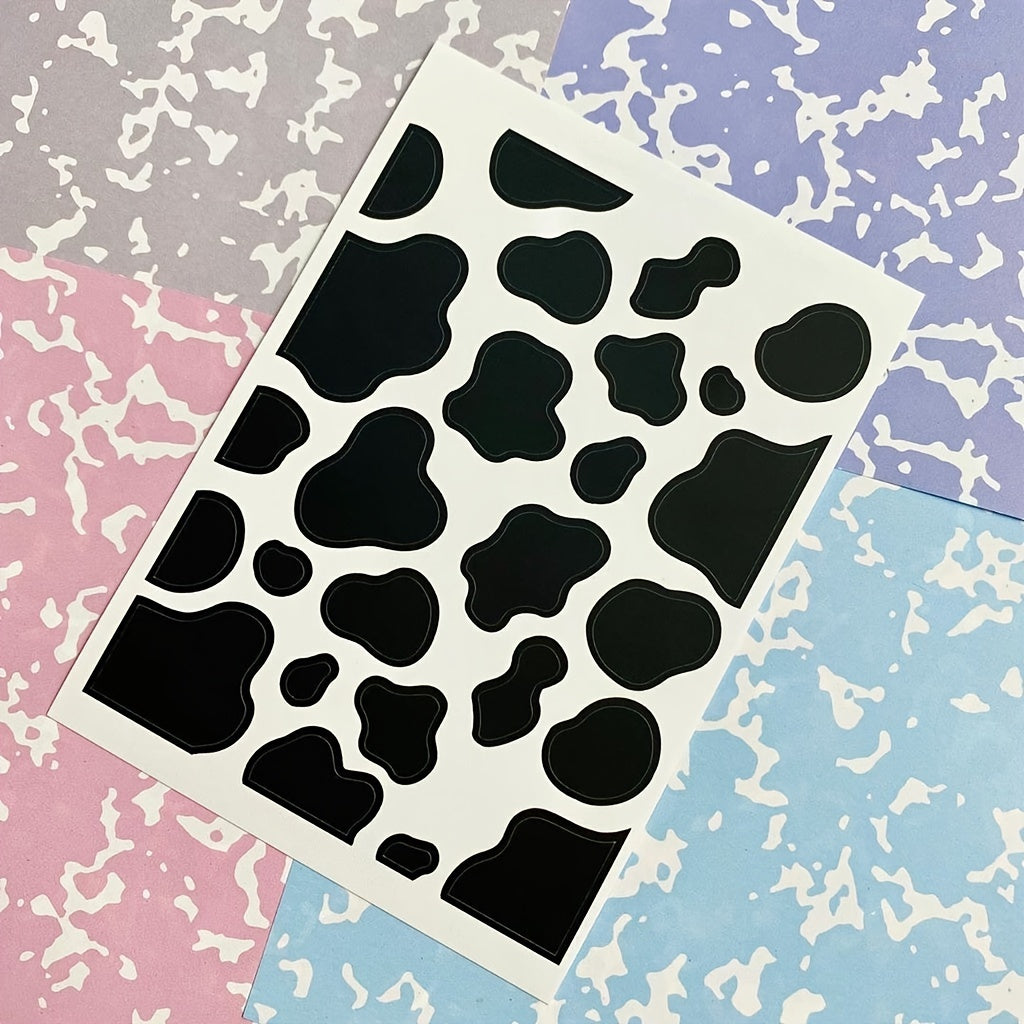Cow Stickers Polaroid Journal DIY Decoration Creative Cartoon