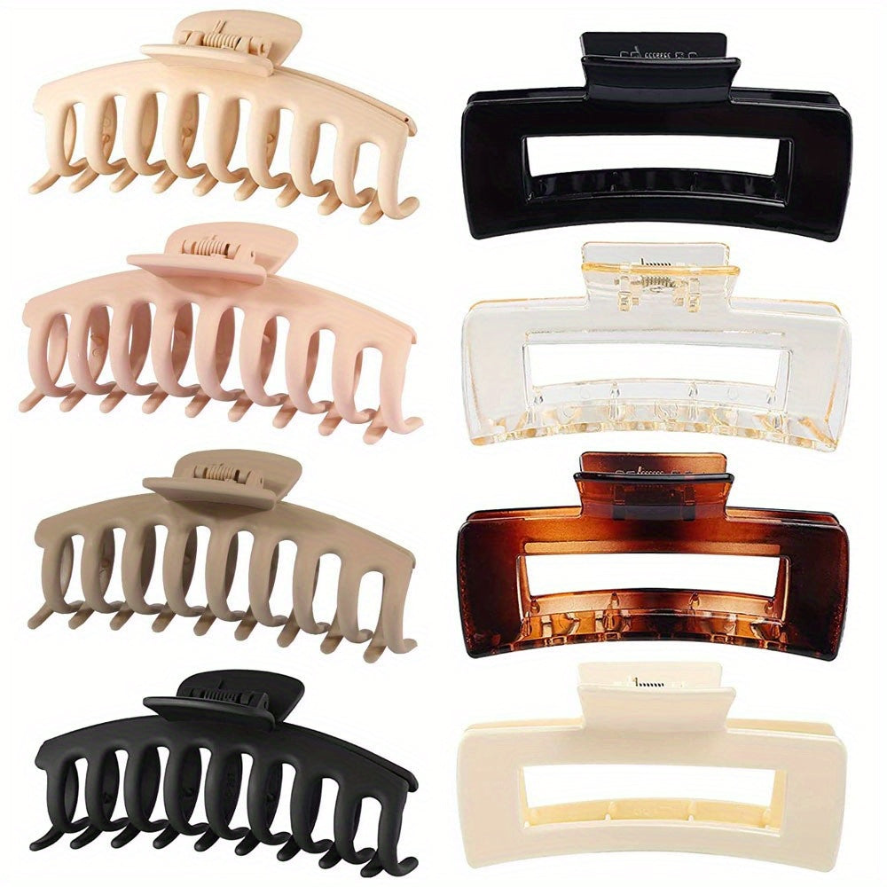 Hair Claw For Women And Girls Solid Shark Claw