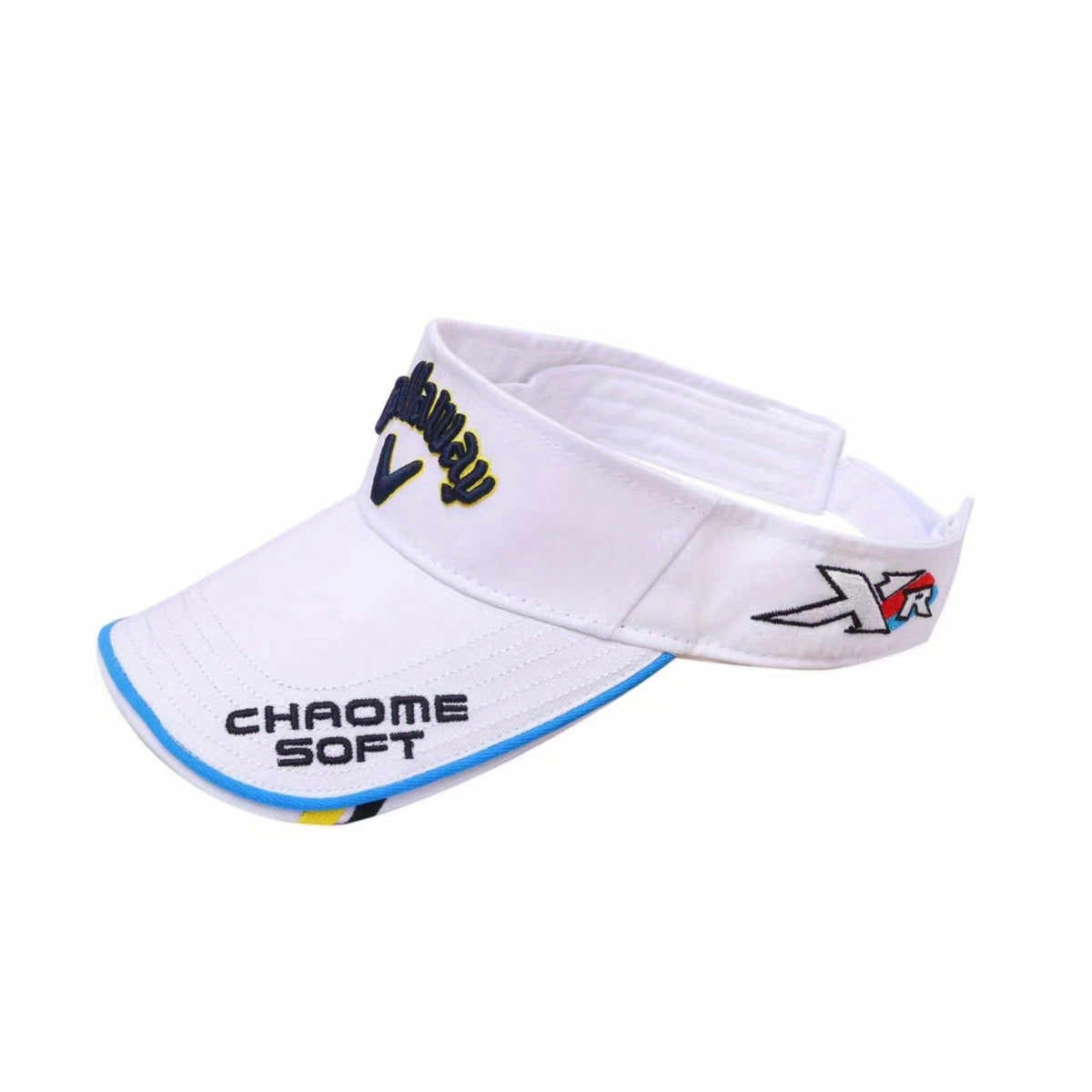 Sunscreen Visor Hat with Letter Embroidery for Men